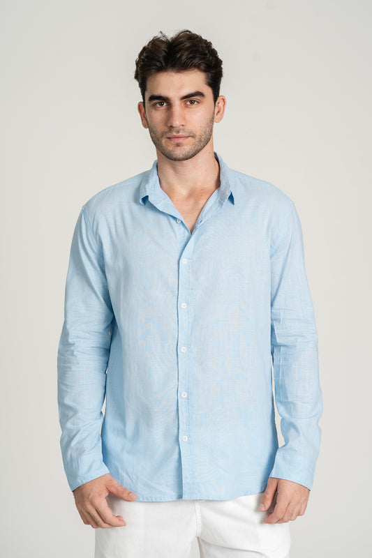 Camisa Marau ML Azul Claro
