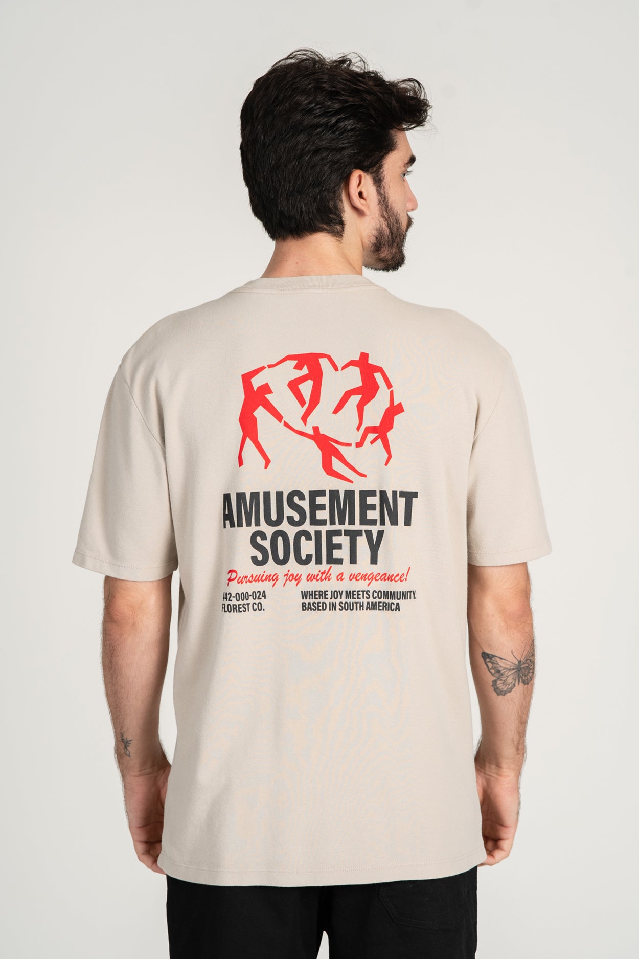 Camiseta Amusement Caqui