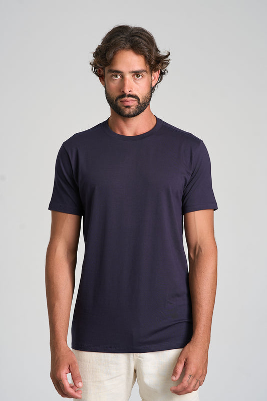 Camiseta Pima Azul Marinho