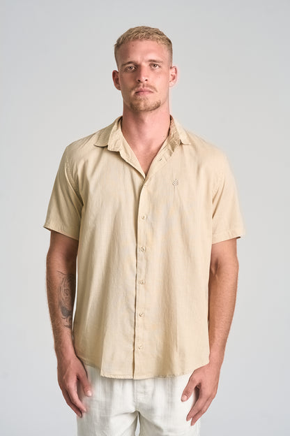 Camisa Marau MC Ocre