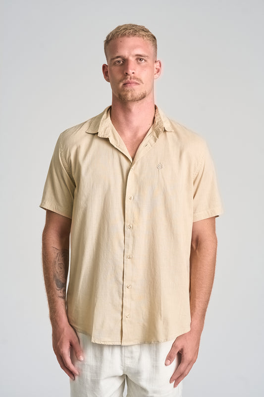 Camisa Marau MC Ocre
