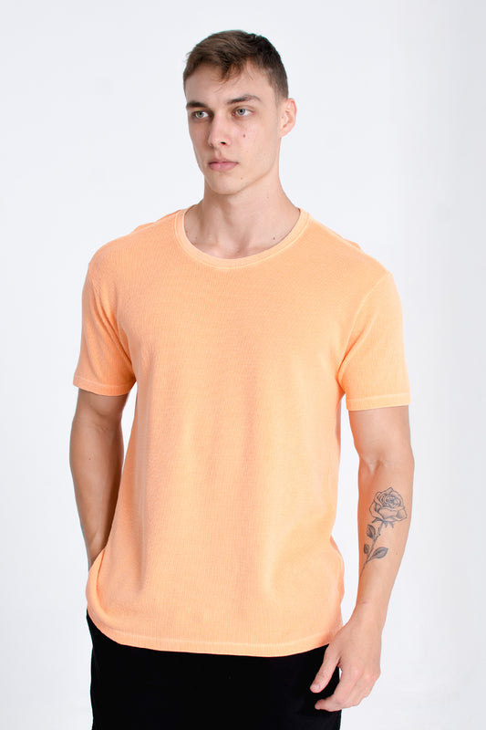 Camiseta Quadrile Laranja Claro