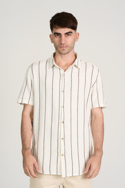 CAMISA WAYS MC Natural
