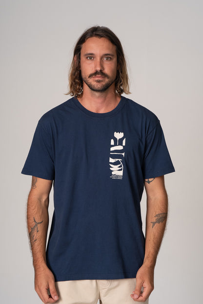 Camiseta Garden Reativo Azul Marinho