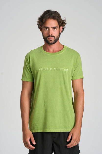 Camiseta Medicine Stone Verde Grama
