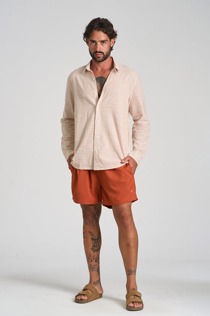 Camisa Positano TERRACOTA