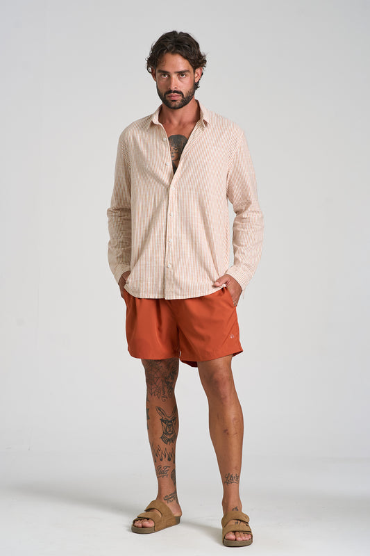 Camisa Positano TERRACOTA