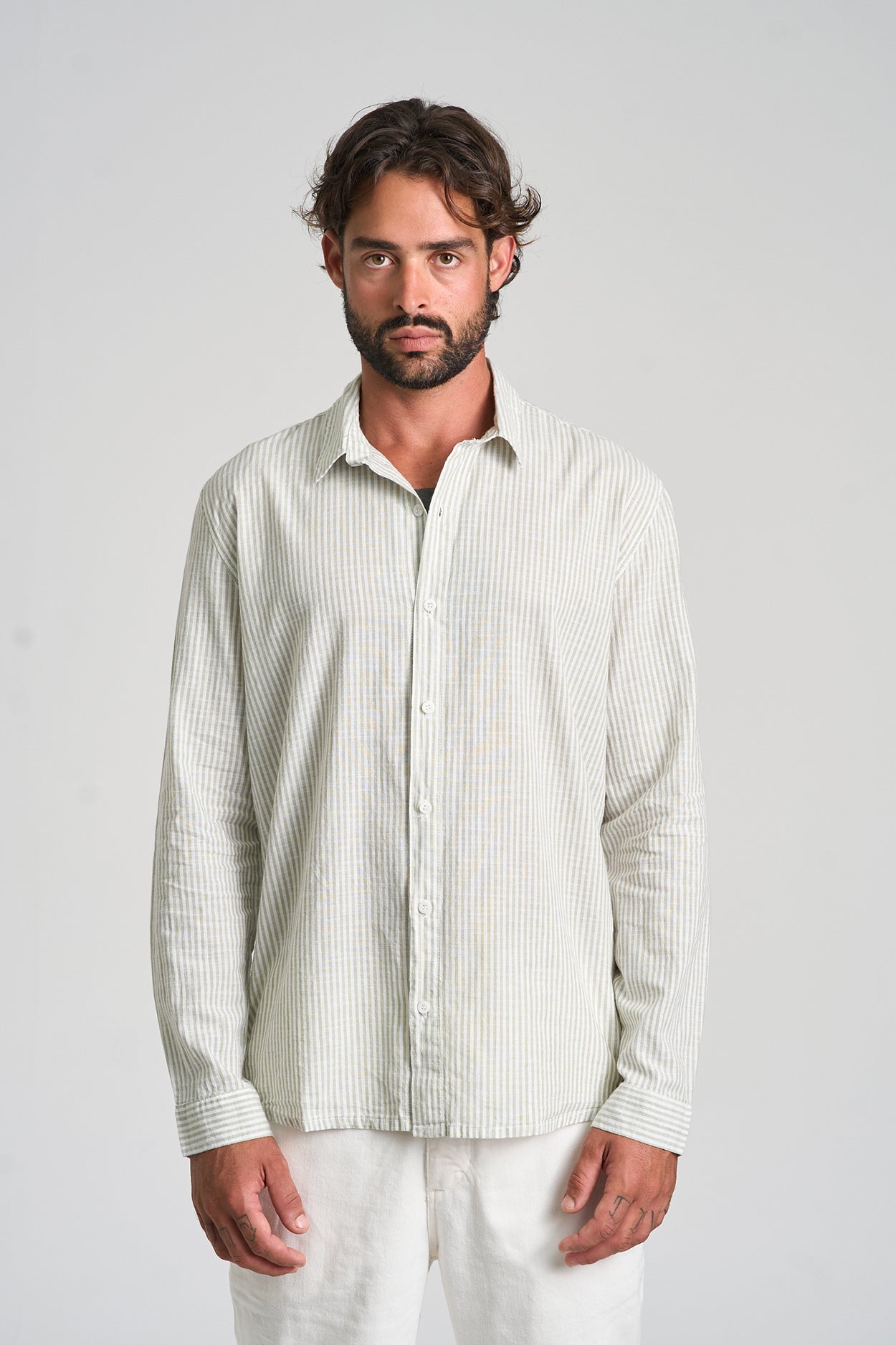 Camisa Positano Verde Claro