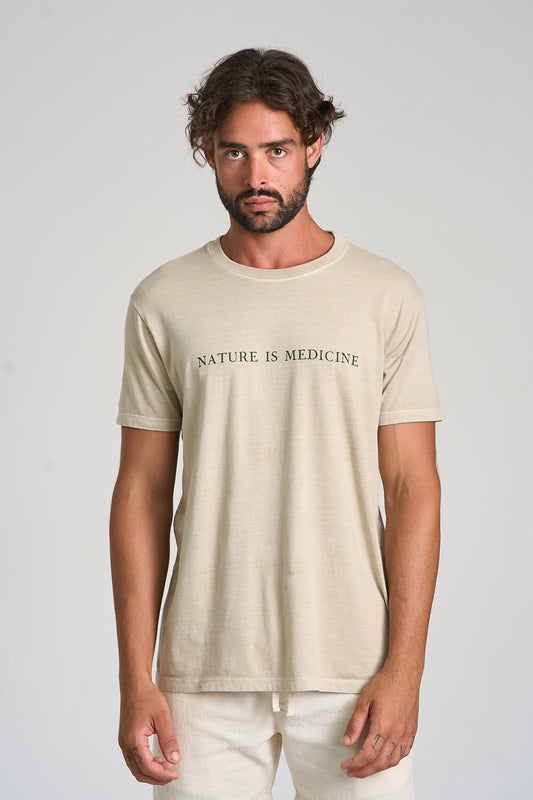Camiseta Medicine Stone Caqui
