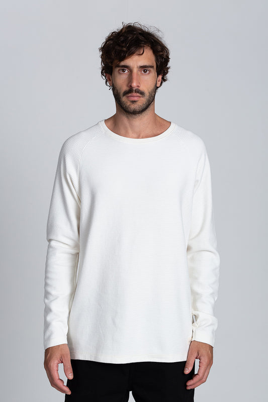 Camiseta Raglan Layer ML Off-White