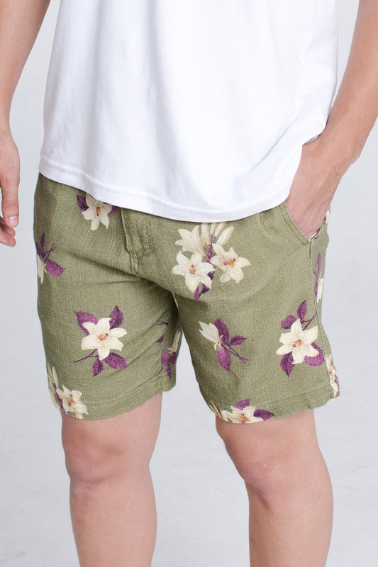 Bermuda Blooming Regulador Estampado Multi