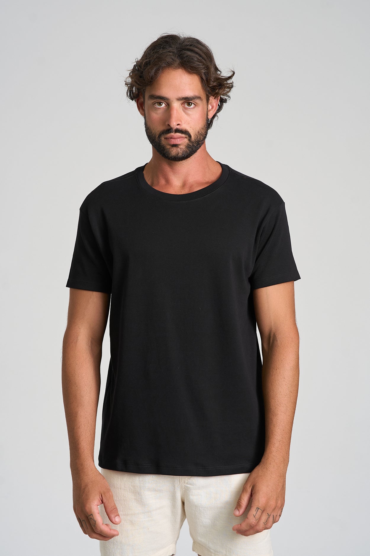 Camiseta Fio Egípcio Preto