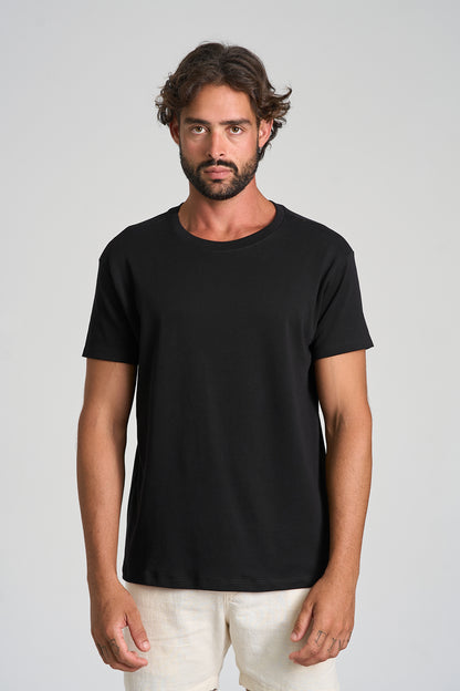 Camiseta Fio Egípcio Preto