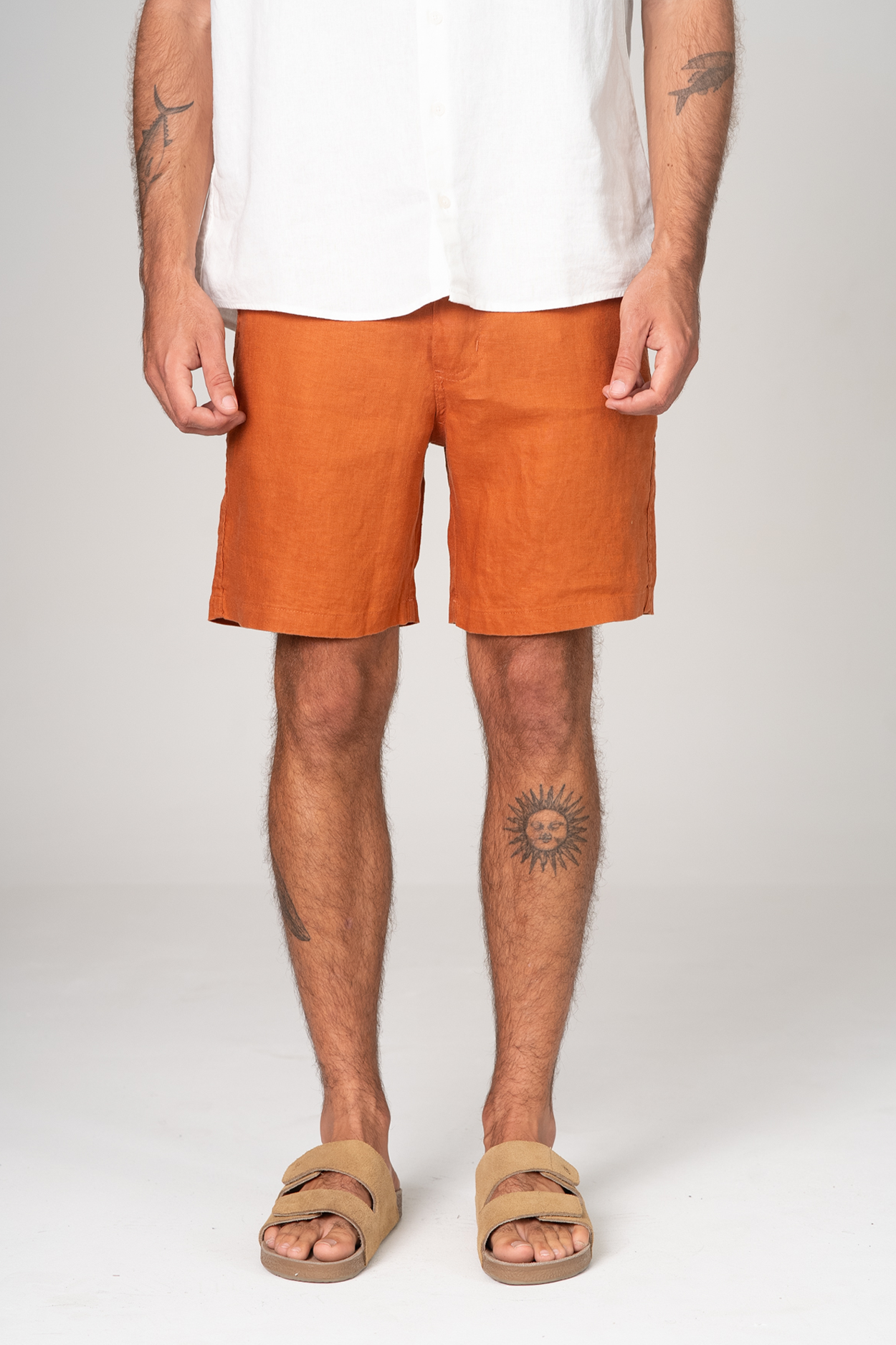 Bermuda Puro Linho Avela