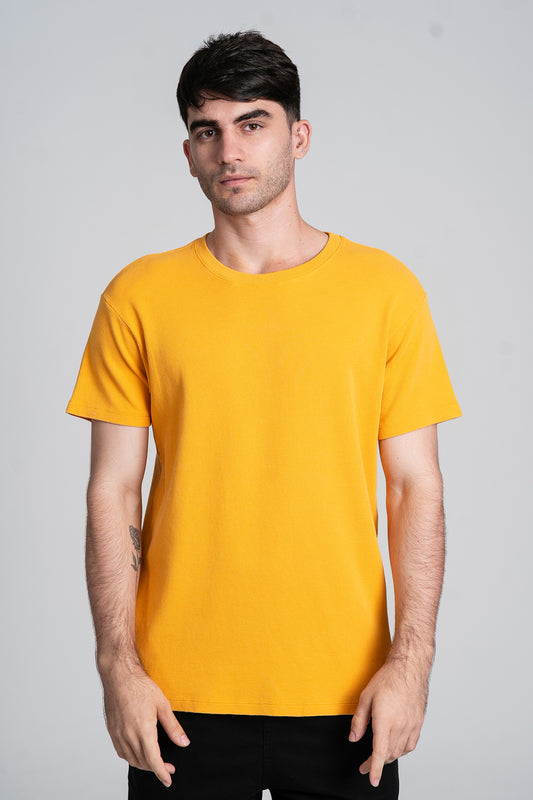Camiseta Quadrile Mostarda