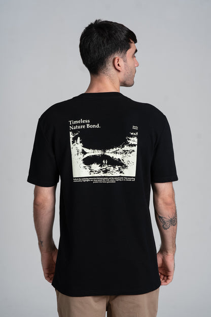 Camiseta Nature Bond Oversized Preto