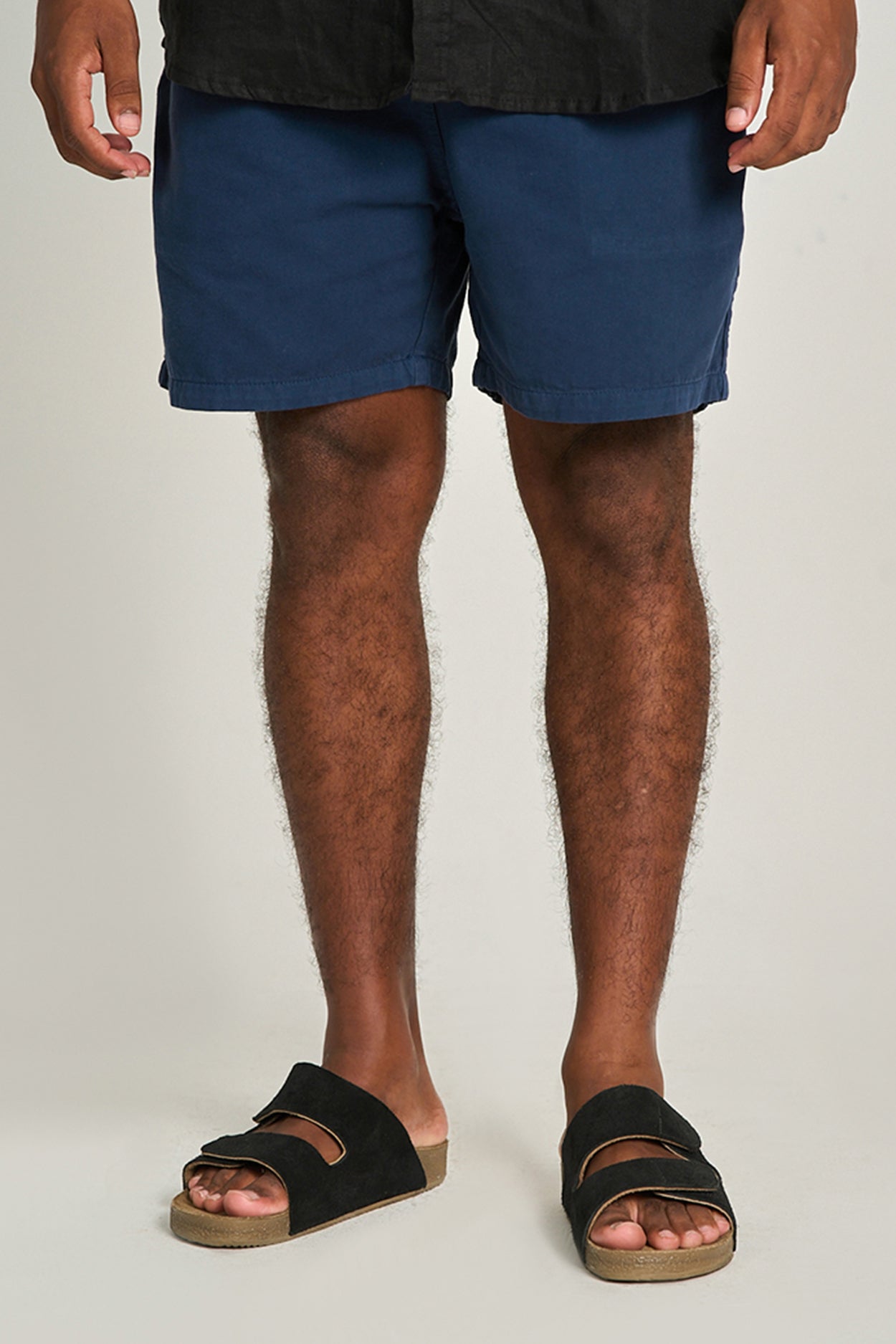 Short Sarja Volley Azul Marinho