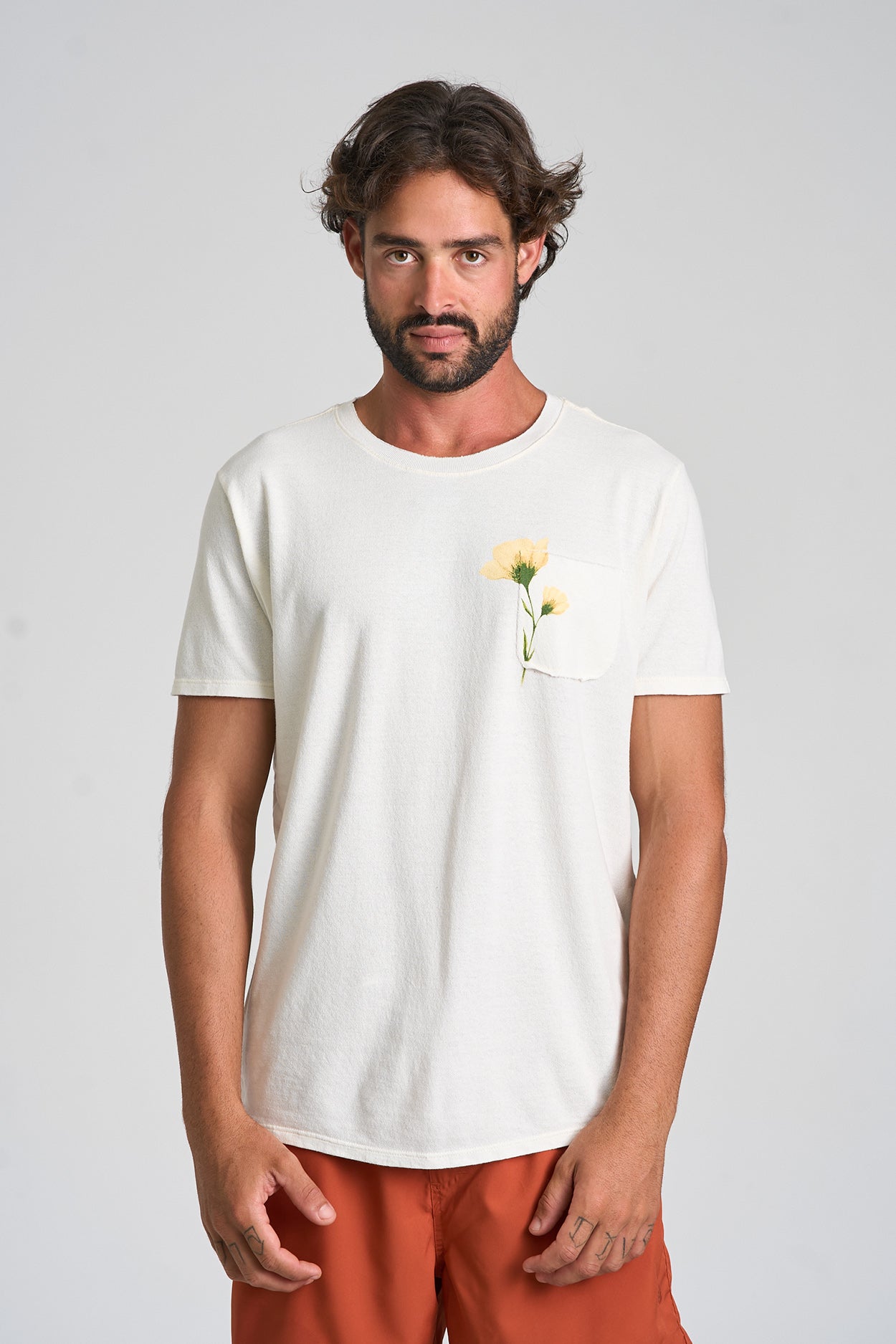Camiseta Cromia Garden Off-White