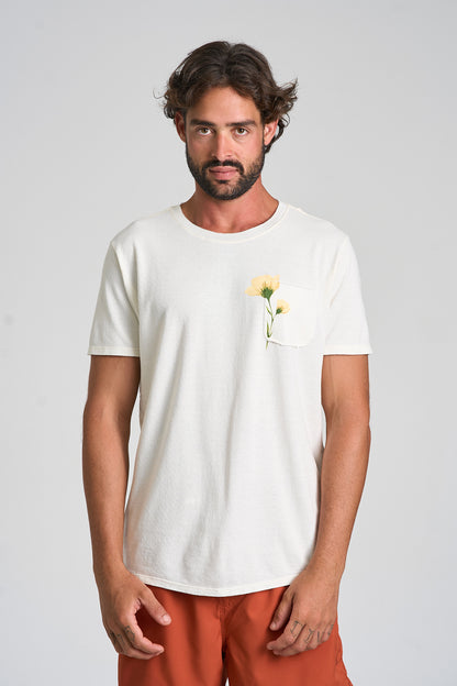 Camiseta Cromia Garden Off-White
