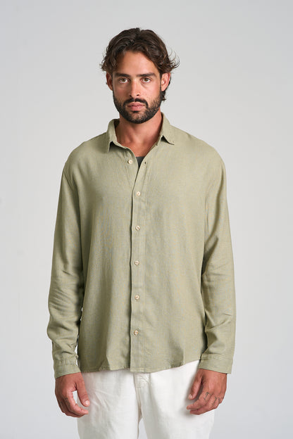 Camisa Basil Verde Claro