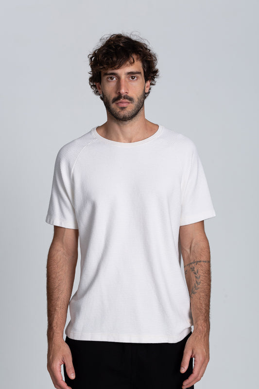 Camiseta Raglan Layer Off-White