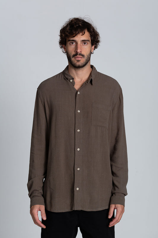 Camisa Linho Strong ML Verde