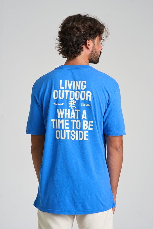 Camiseta Outside Over Azul Royal