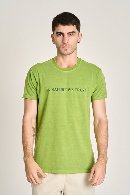CAMISETA WE TRUST NATURE Verde Grama