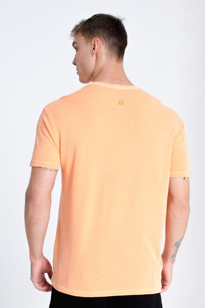 Camiseta Quadrile Laranja Claro