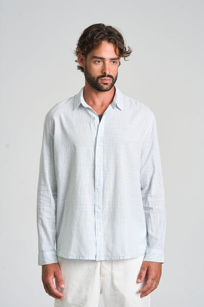 Camisa Positano Azul Claro