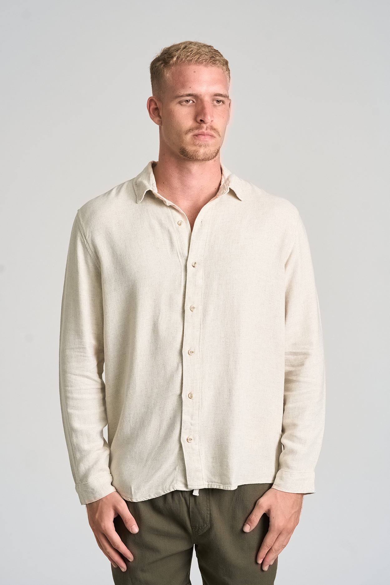 Camisa Basil Natural
