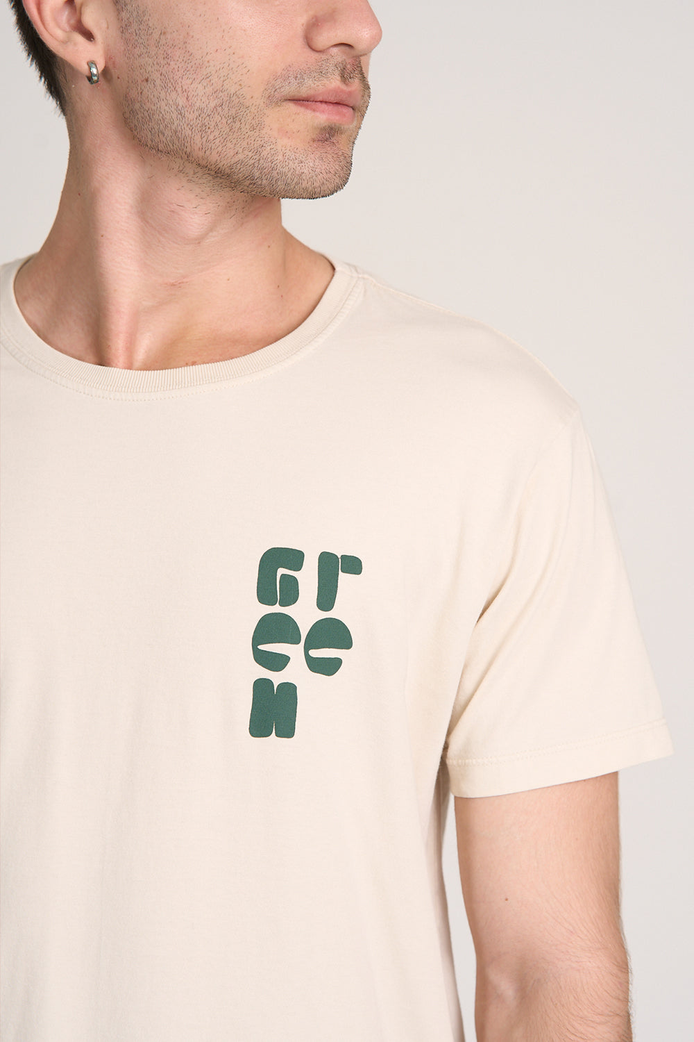 Camiseta Green Rocks Areia