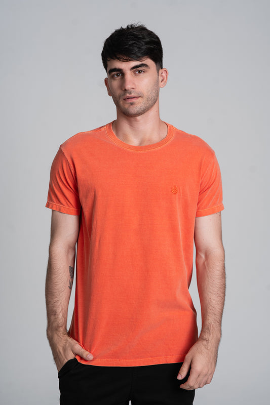 Camiseta Basic Stone Laranja