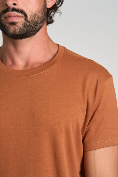 Camiseta Fio Egípcio Marrom