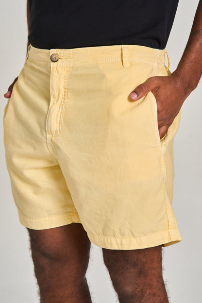 Short Vintage Stone Amarelo