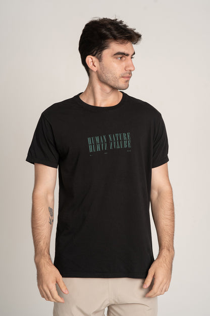 Camiseta Human Nature Preto
