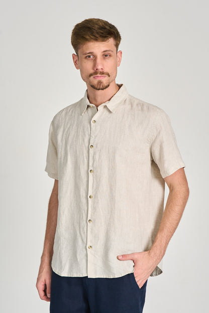 Camisa Puro Linho MC Natural