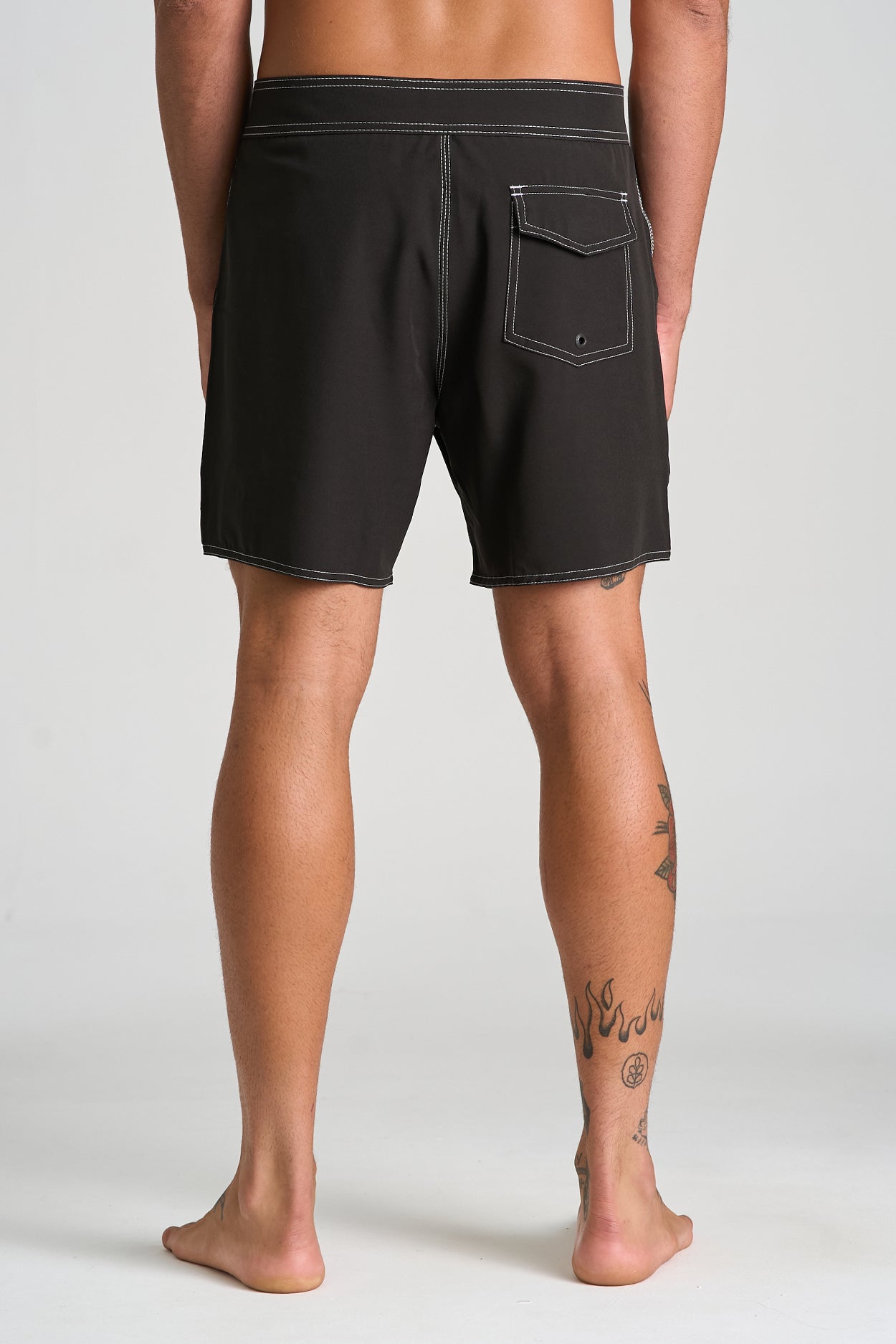 Boardshort Retropical Preto