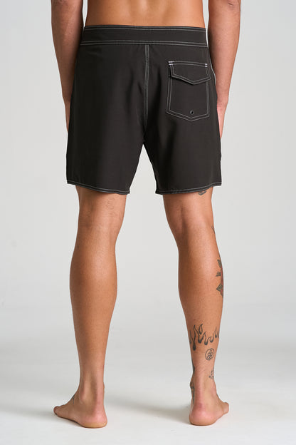 Boardshort Retropical Preto
