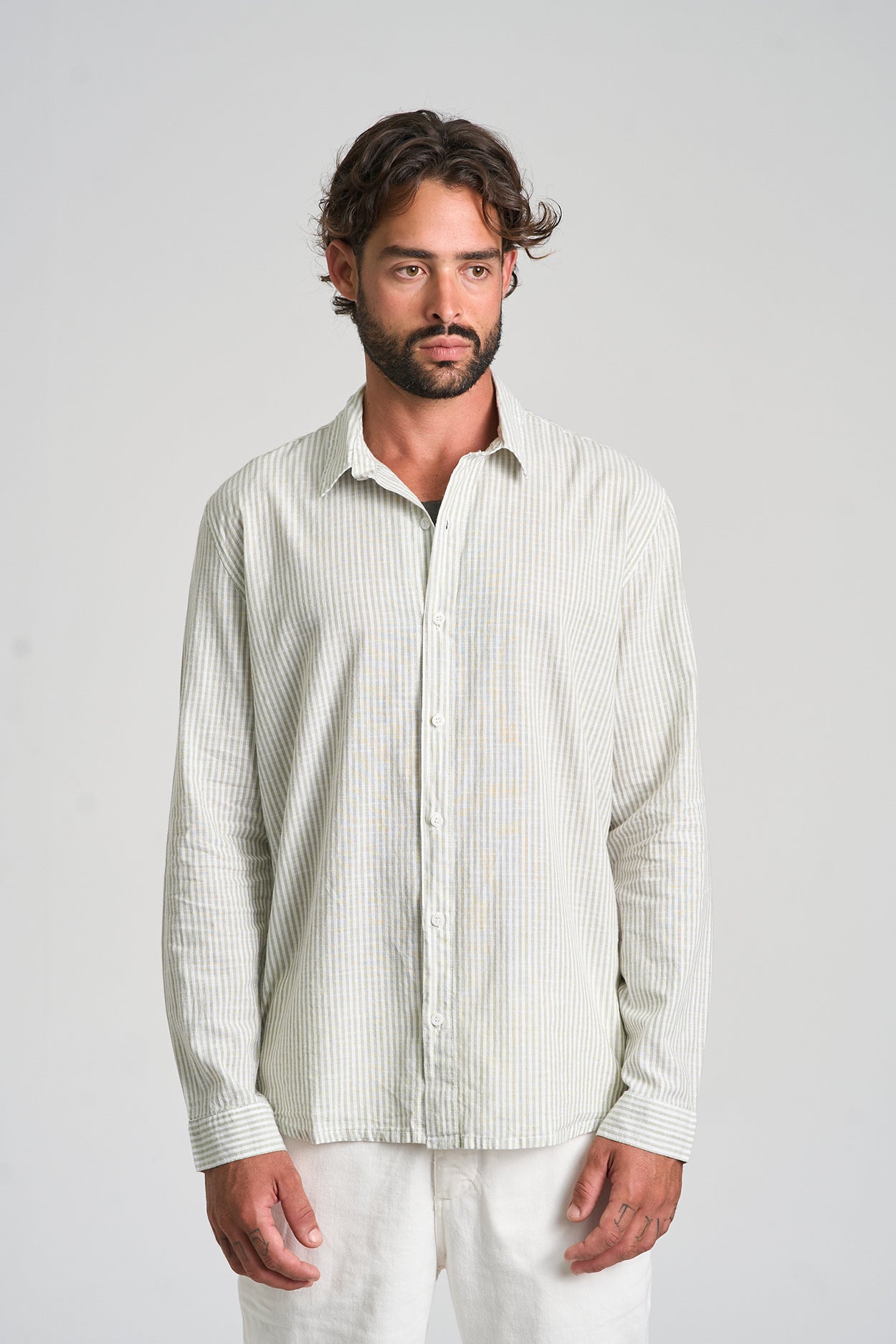 Camisa Positano Verde Claro