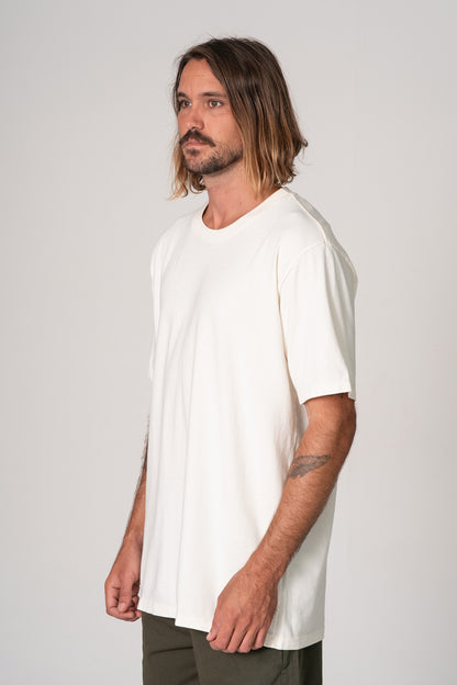 Camiseta Box Classic Oversized Natural