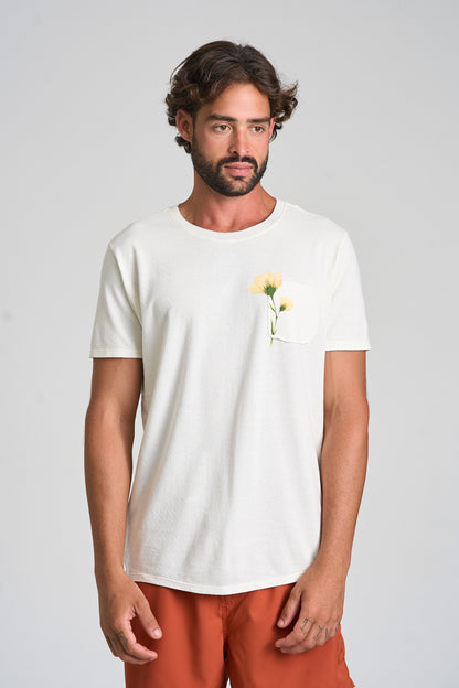 Camiseta Cromia Garden Off-White