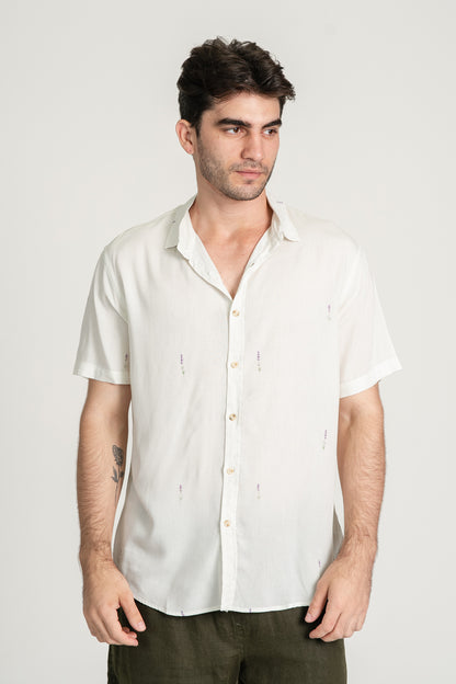 Camisa Lavender MC Branco