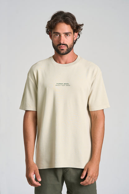 Camiseta Vintage N Club Over Areia