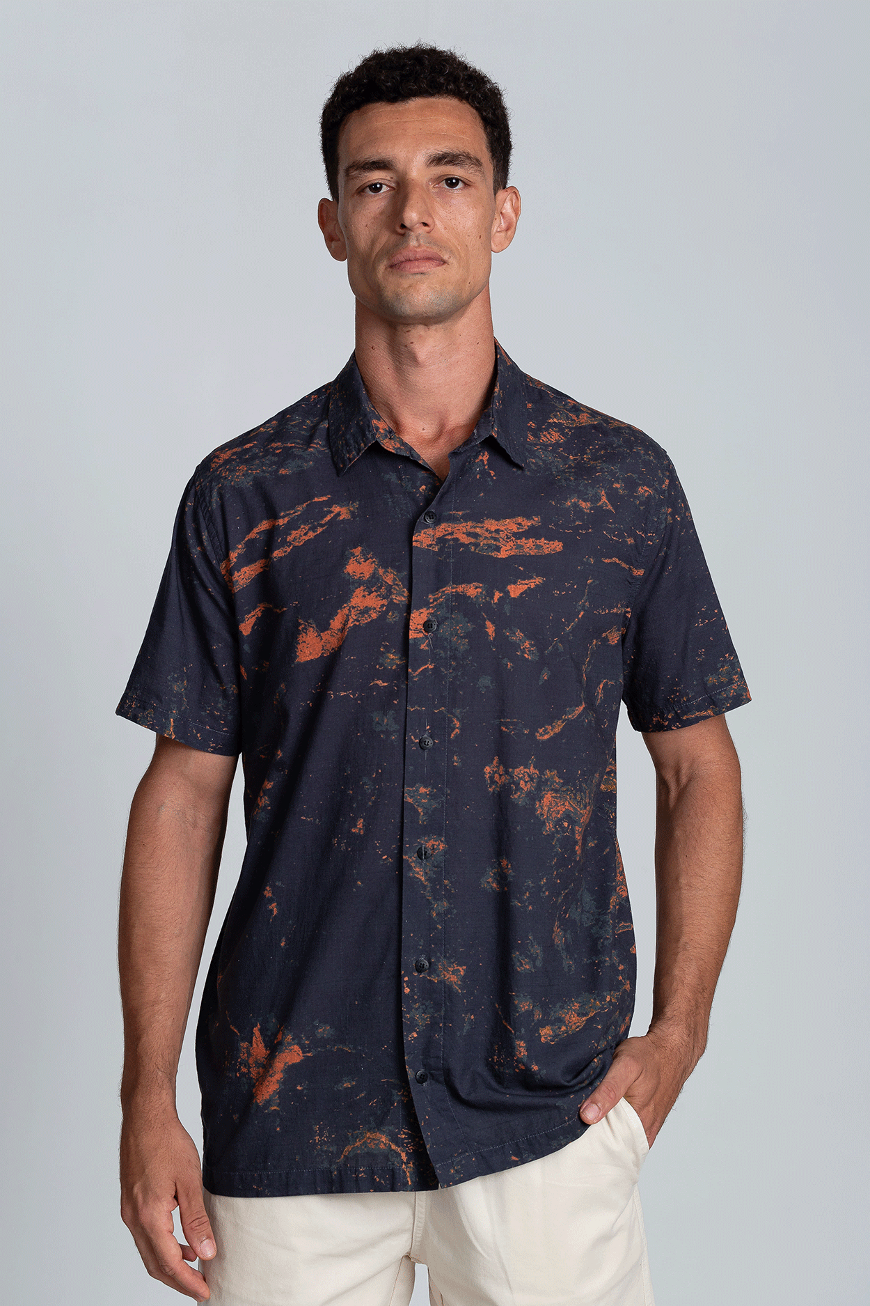 Camisa Relief MC Preto