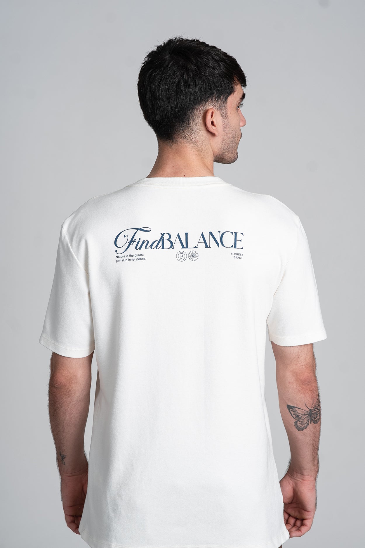 Camiseta Find Balance Oversized Off-White