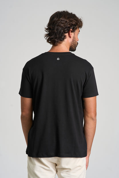 Camiseta Fio Egípcio Preto