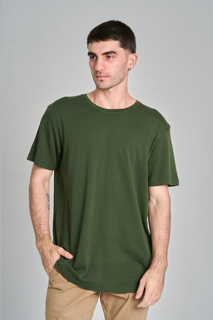 Camiseta Fio Egípcio Verde
