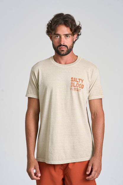 Camiseta Salty Blood Stone Caqui
