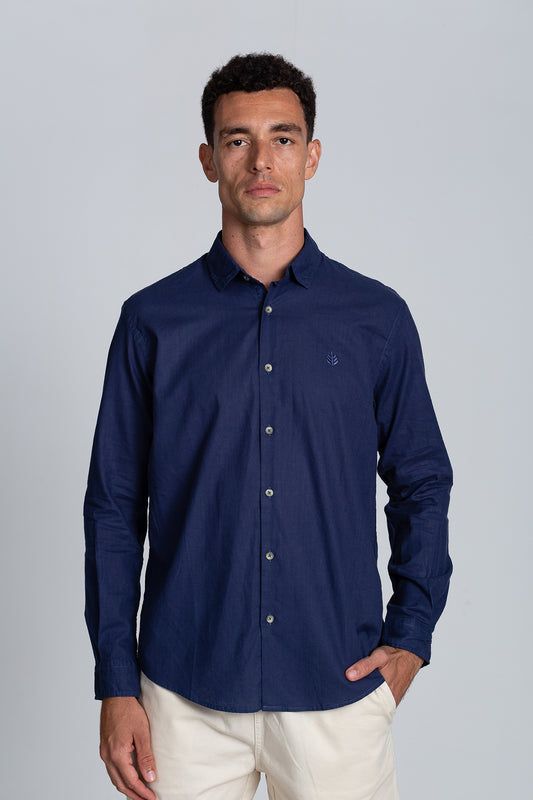 Camisa Marau ML Azul